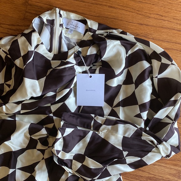 Maja L’Academie Mini Dress in Black & White Geo. Size XXS. NWT. NEW IN BAG - Picture 8 of 10